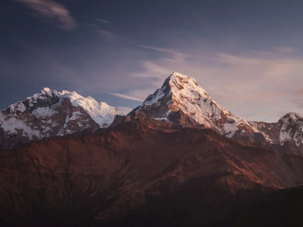 Annapurna South and Nilgiri from Ghorepani Poon Hill