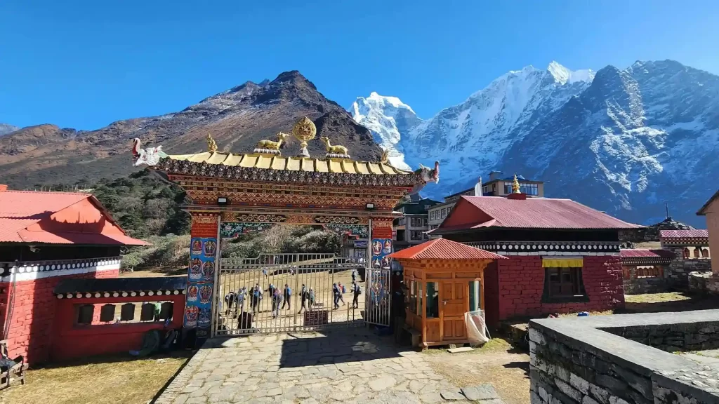 Tengboche Monastery gate